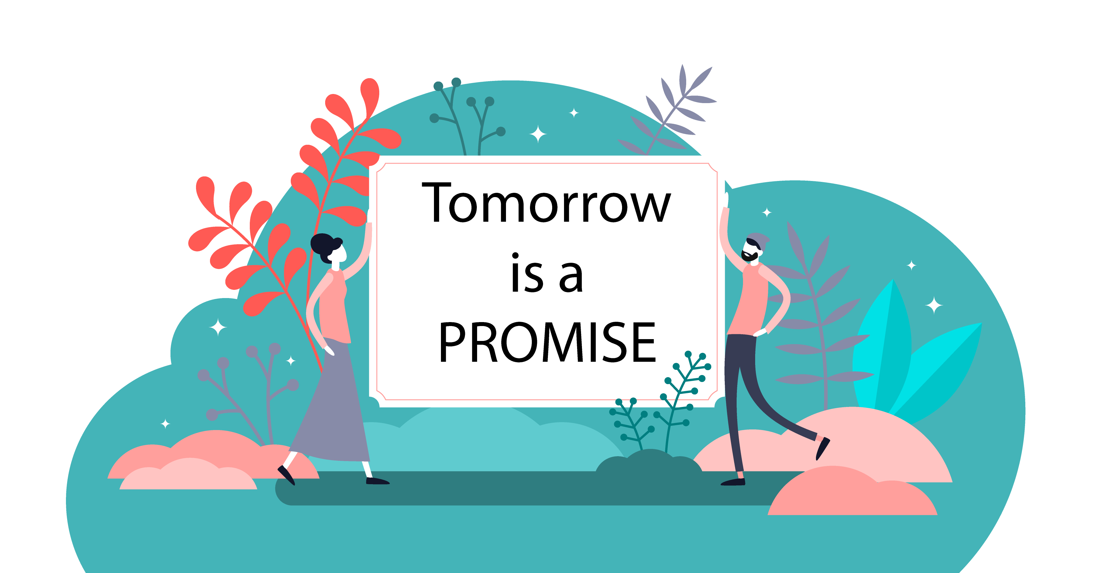 tomorrow is a promise banner art